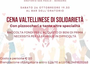 Cena solidale valtellinese