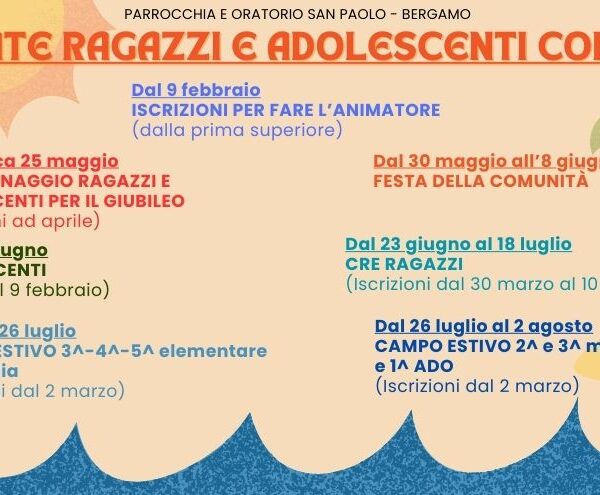 Anteprima appuntamenti estivi