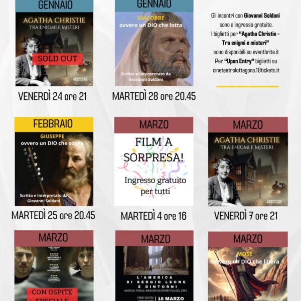 Eventi speciali al Cineteatro Lottagono