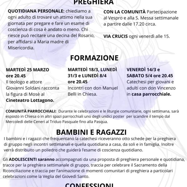 Cammino di Quaresima