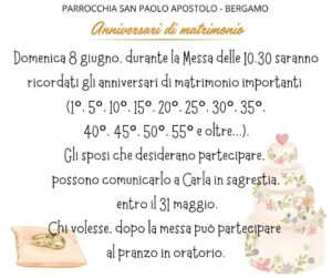 Anniversari di matrimonio