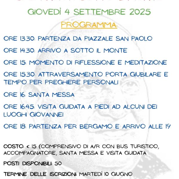 Pellegrinaggio giubilare della speranza