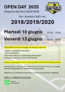 Open Day Polisportiva